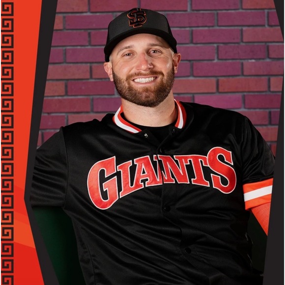 SF Giants Other - San Francisco Giants 7/25 Giveaway MLB Baseball Jersey Shirt M Black Retro Style